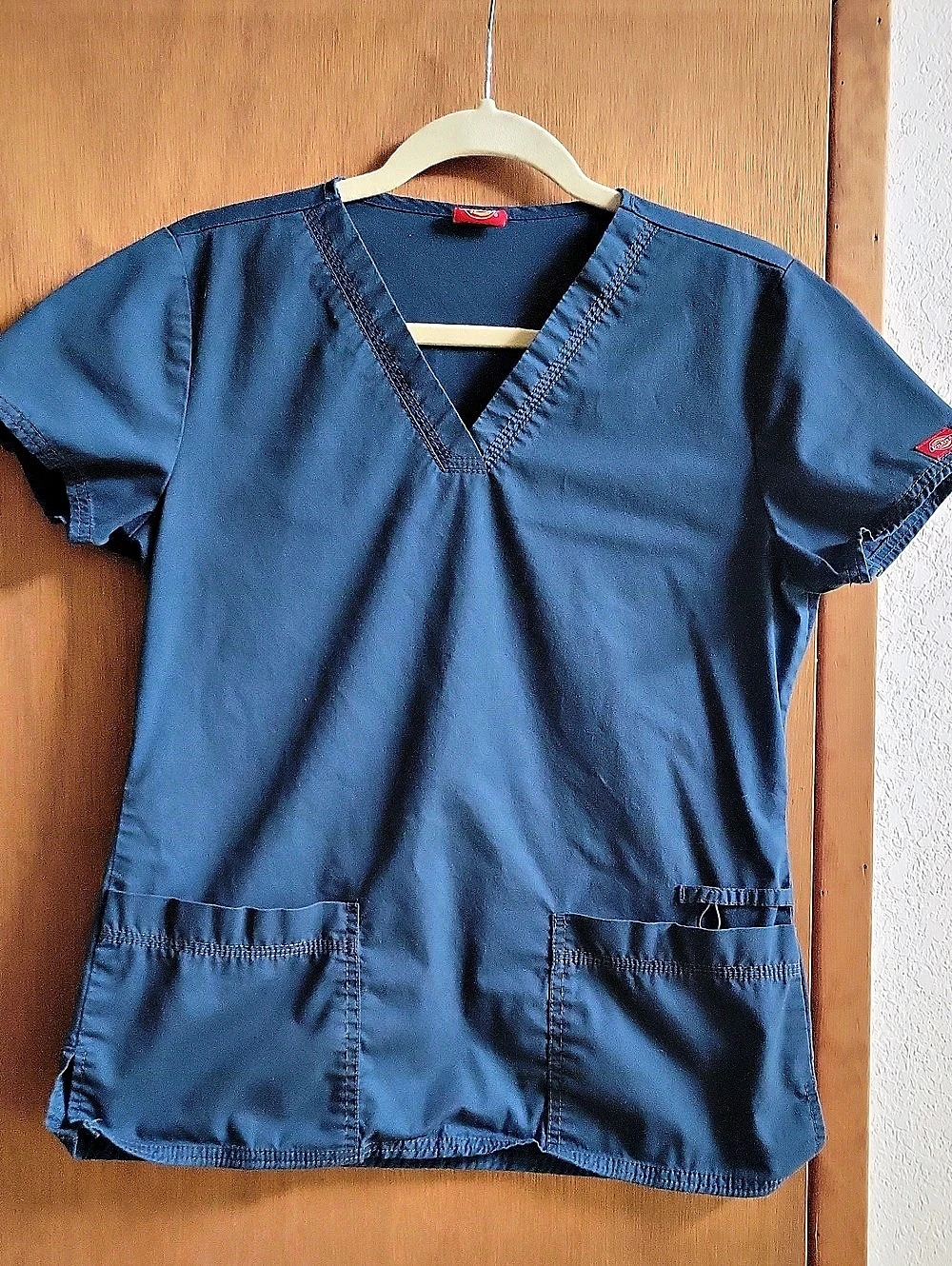 Dickies Teal Short Sleeve Scrub Top